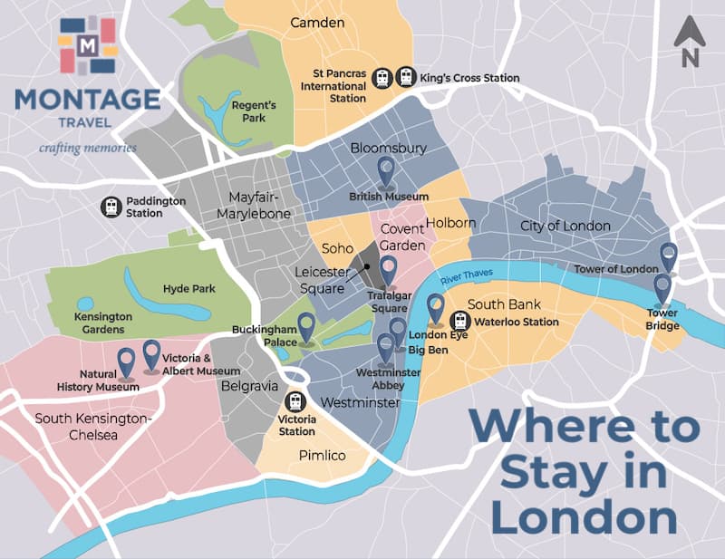 Map Of London Neighborhoods - Olive Ashleigh