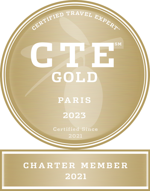 Cassie Tetro, Certified Paris Travel Expert Badge